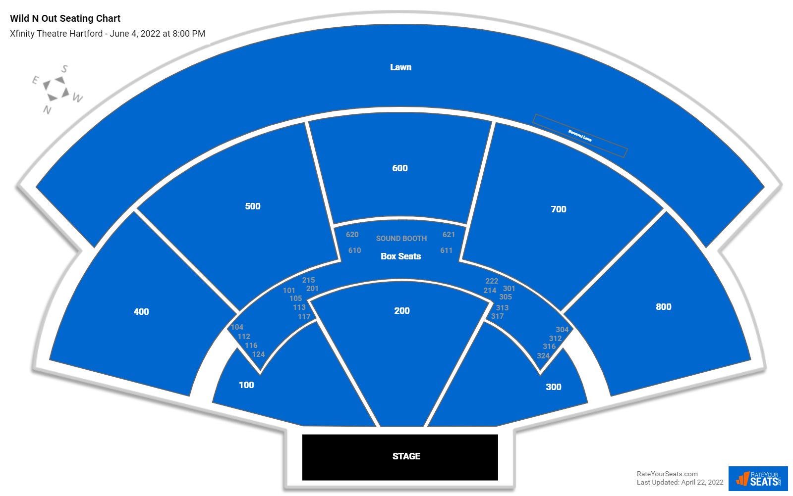 Wild N Out seating chart Xfinity Theatre Hartford