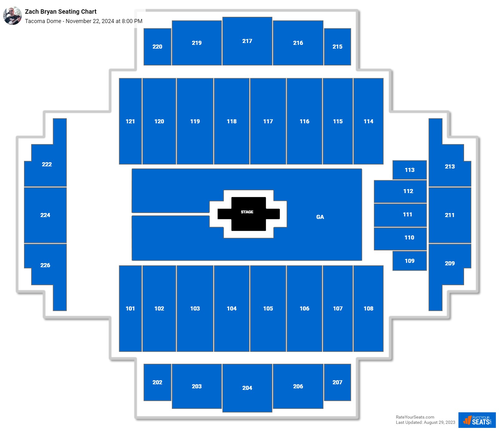 Dome Seating Chart