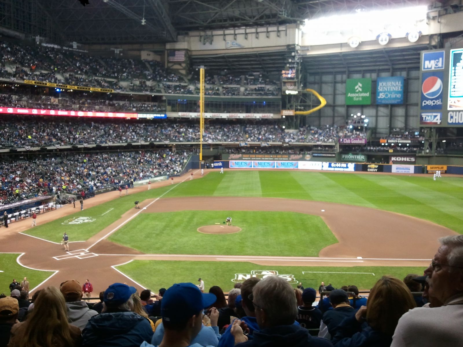 section 214, row 14 seat view  for baseball - american family field