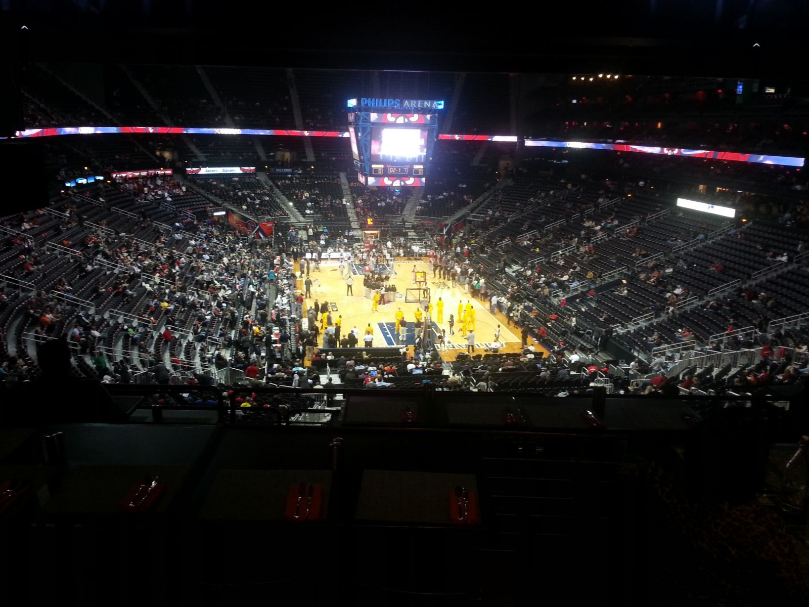 RED State Farm Arena Section 110 Review