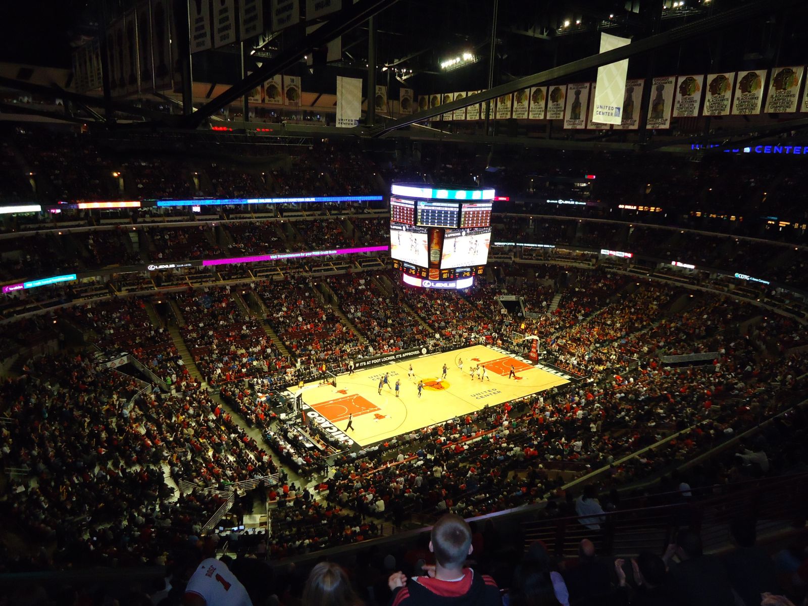 section 321 seat view  for basketball - united center