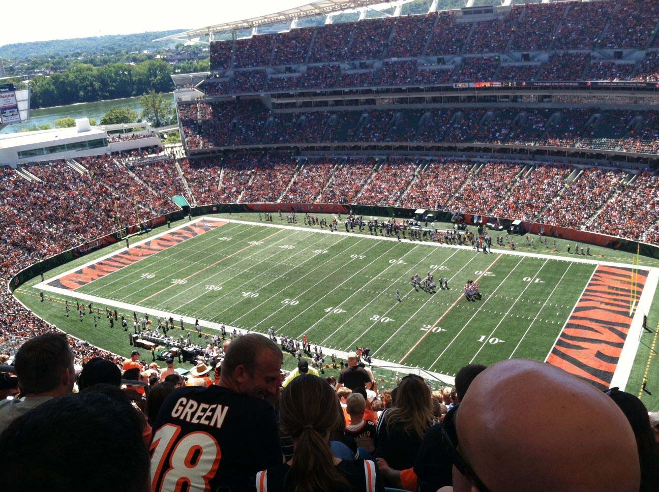 section 335, row 30 seat view  - paycor stadium