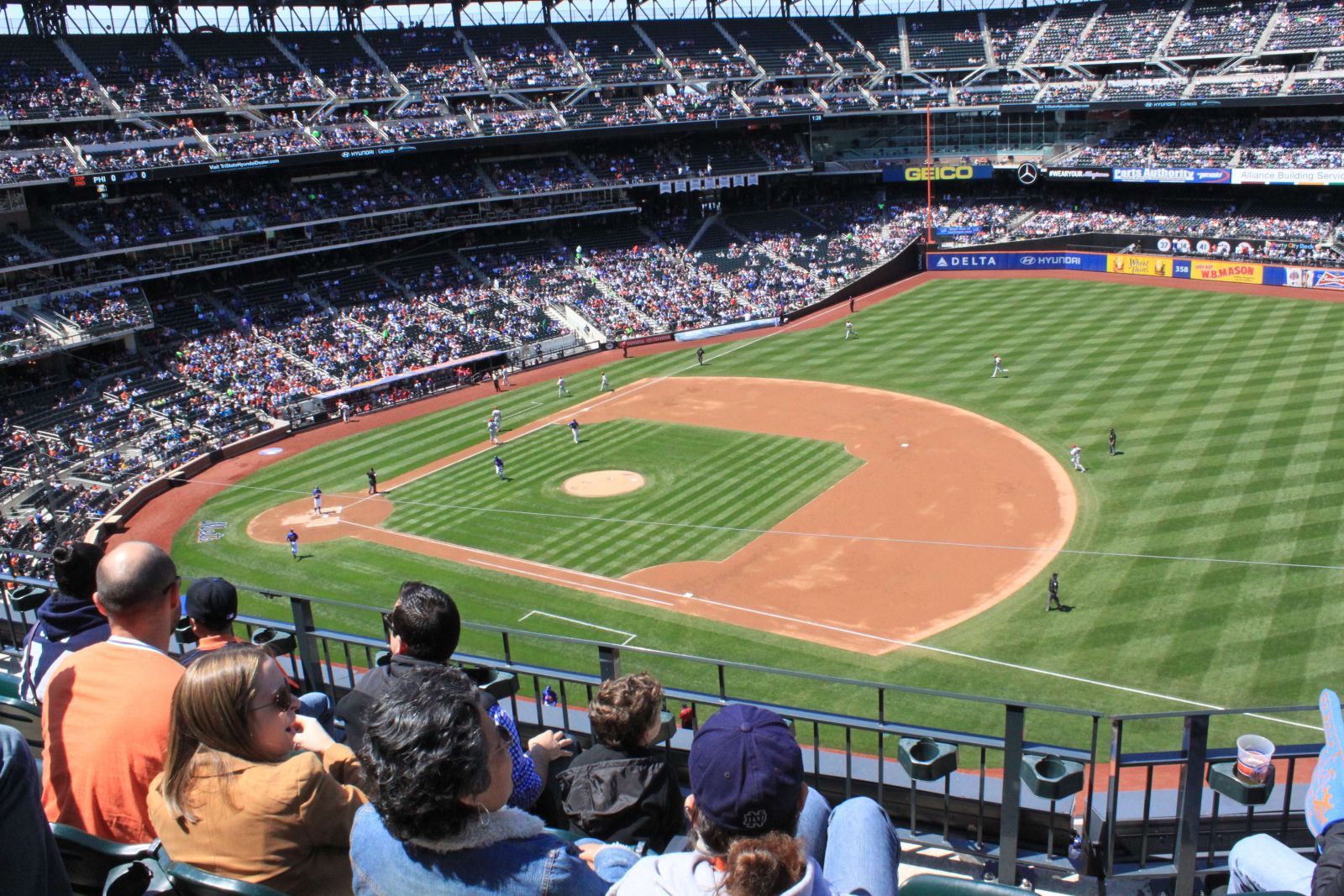 section 405, row 4 seat view  - citi field