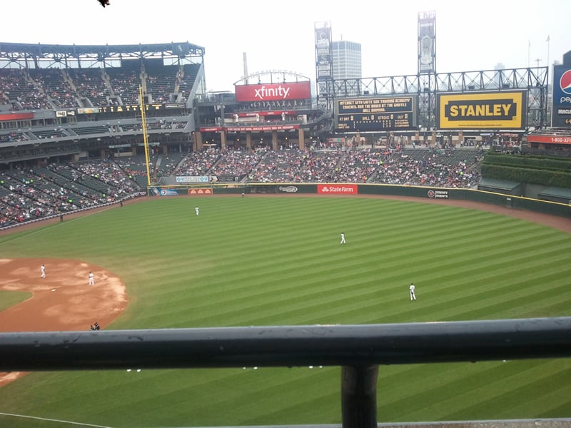 section 516, row 1 seat view  - rate field