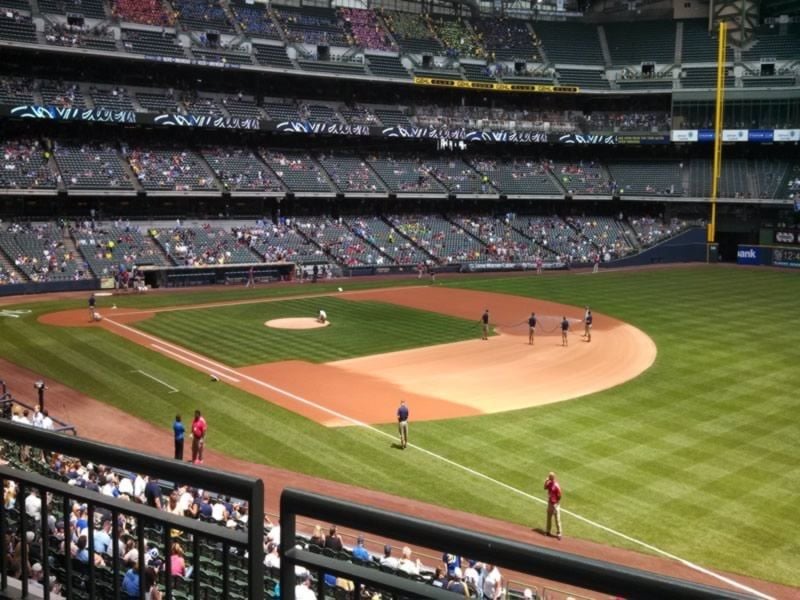 section 209, row 2 seat view  for baseball - american family field
