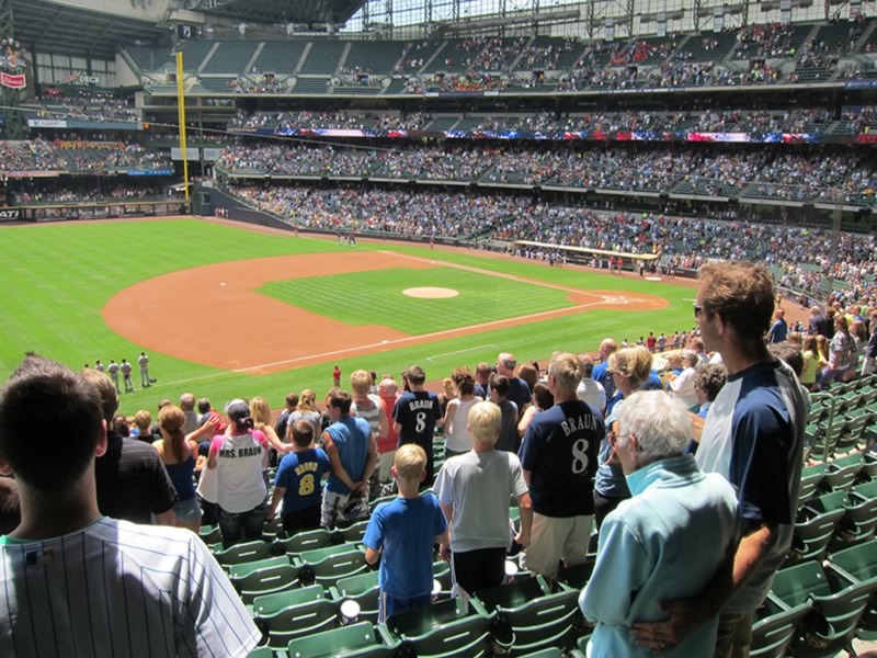 section 227, row 15 seat view  for baseball - american family field