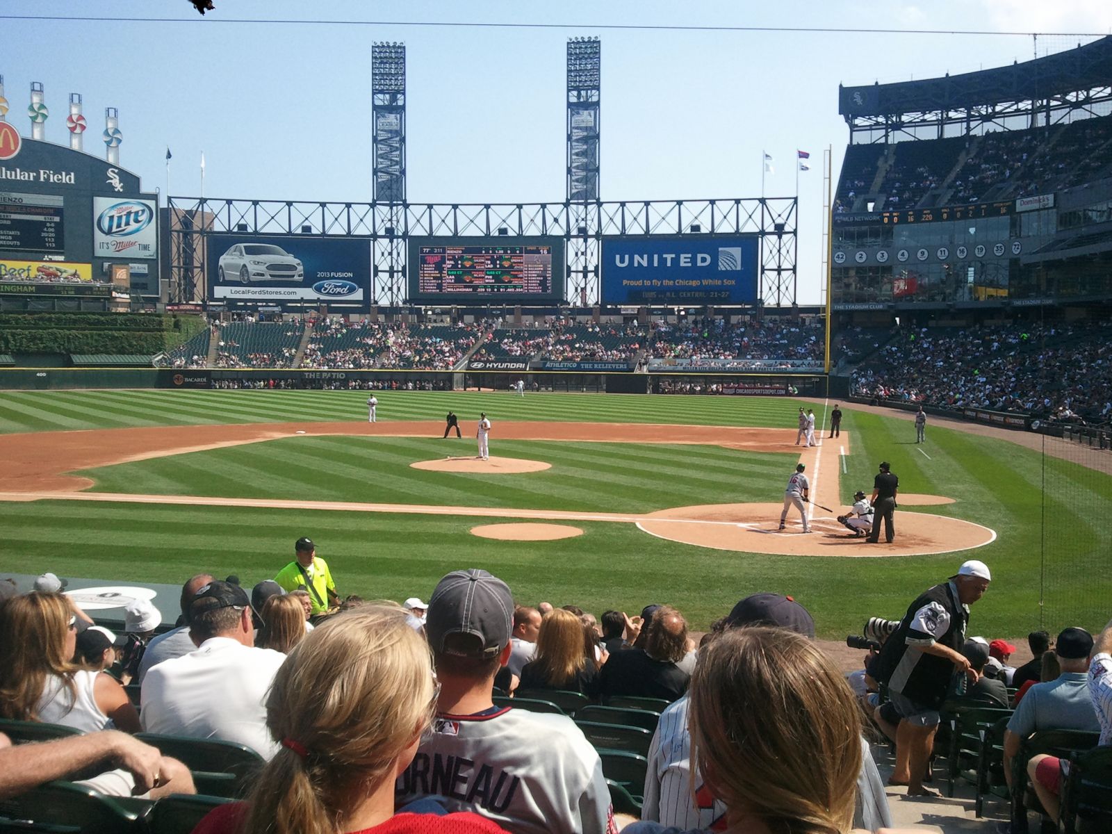 section 136, row 18 seat view  - rate field