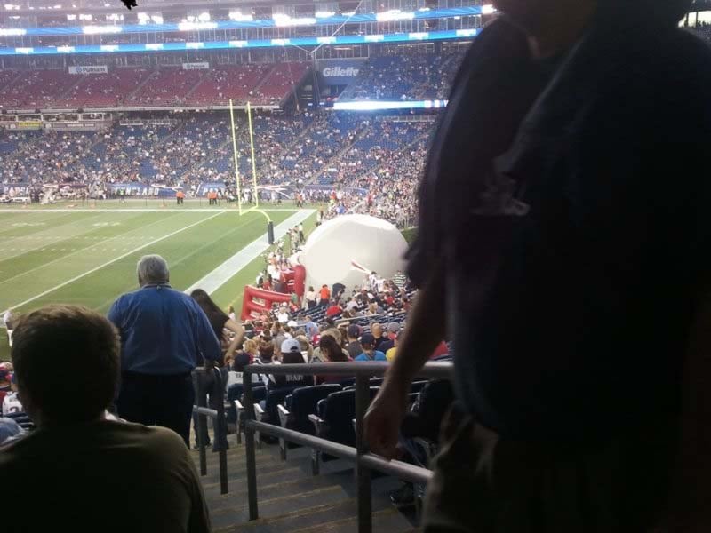 patriots inflatable helmet