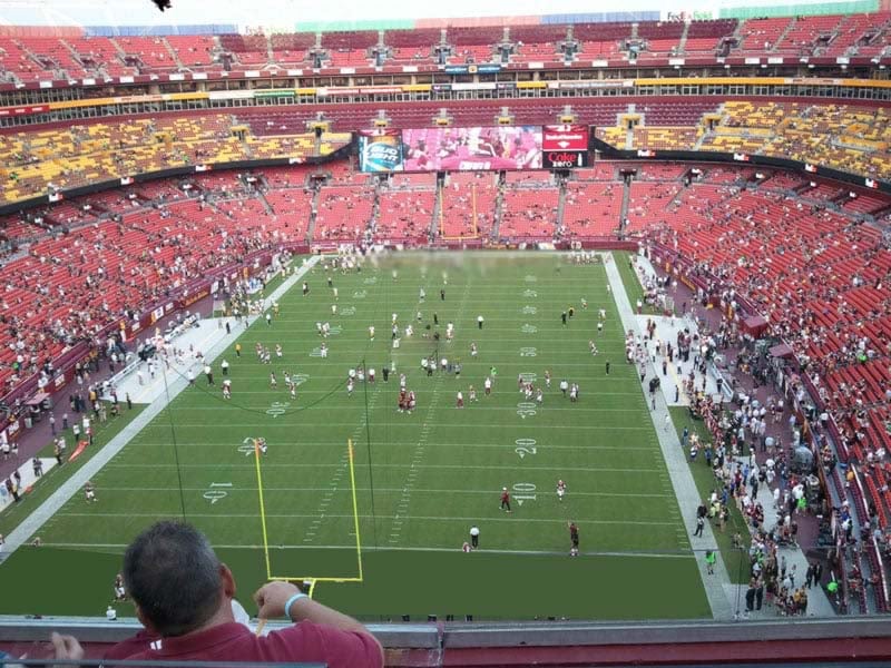 section 413, row 5 seat view  for football - northwest stadium