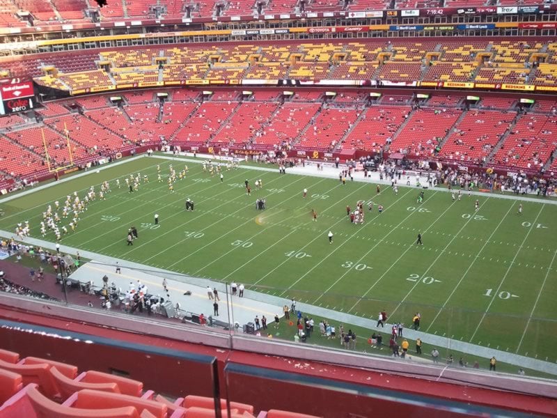 section 424, row 4 seat view  for football - northwest stadium