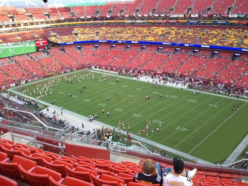 section 422, row 14 seat view  for football - northwest stadium