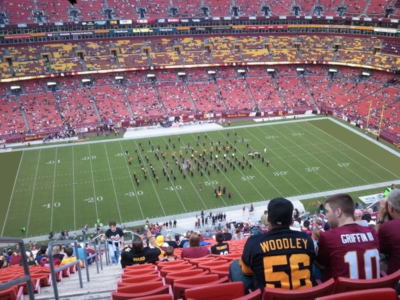 section 402, row 27 seat view  for football - northwest stadium