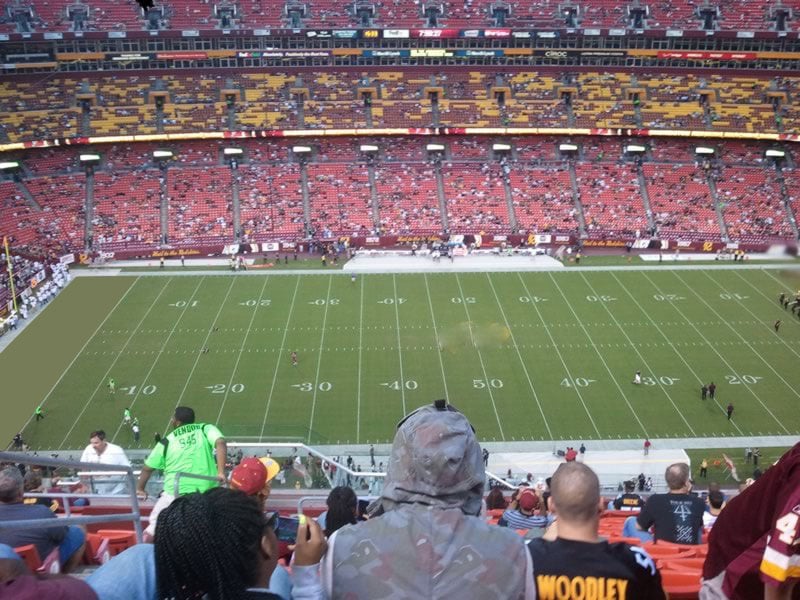 section 401, row 17 seat view  for football - northwest stadium