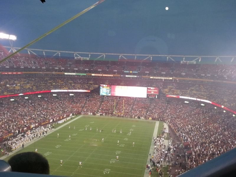 section 412, row 4 seat view  for football - northwest stadium