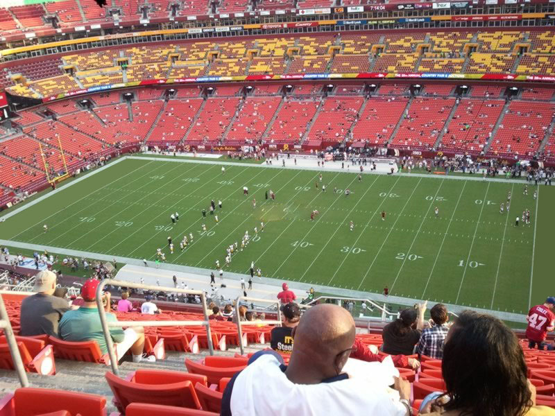 section 424, row 23 seat view for football - northwest stadium