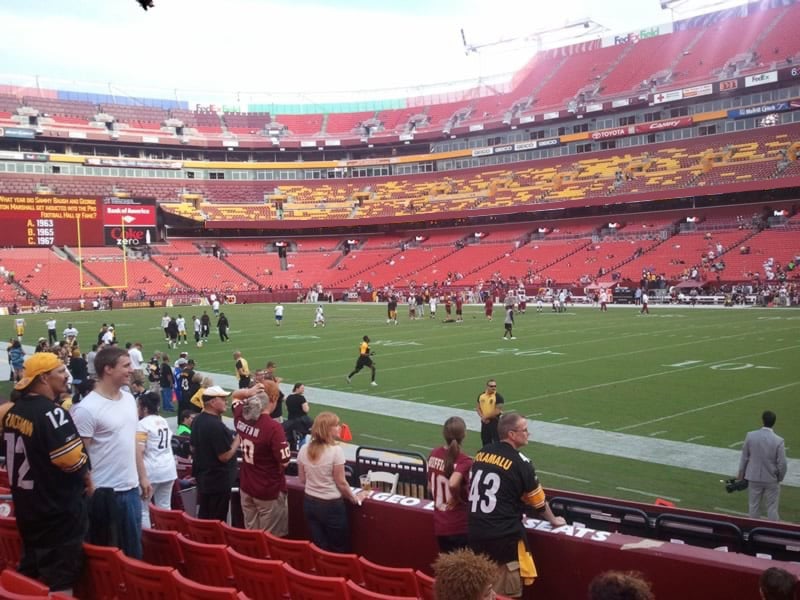 section 117, row 7 seat view  for football - northwest stadium