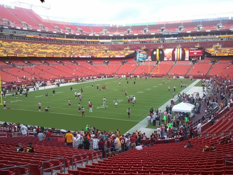 section 208 seat view  for football - northwest stadium