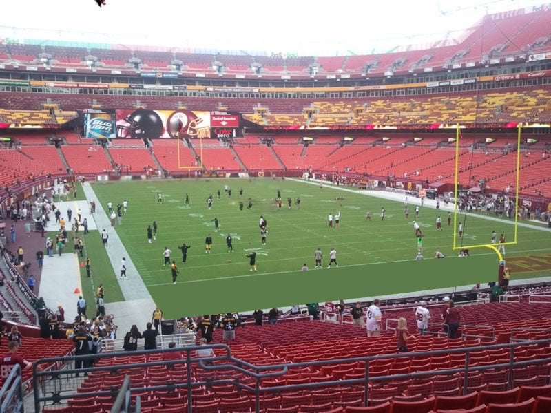 section 213 seat view  for football - northwest stadium