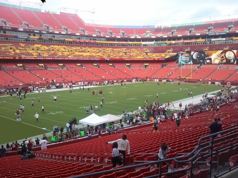 section 206 seat view  for football - northwest stadium