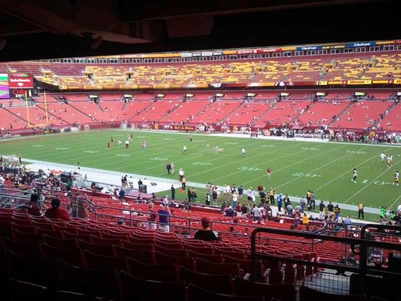 section 218, row 12 seat view  for football - northwest stadium
