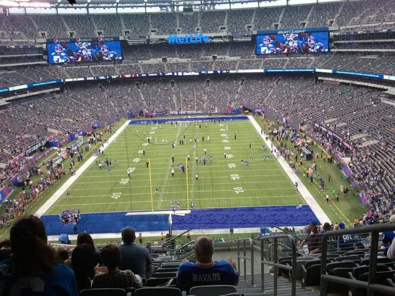 section 226, row 11 seat view  for football - metlife stadium