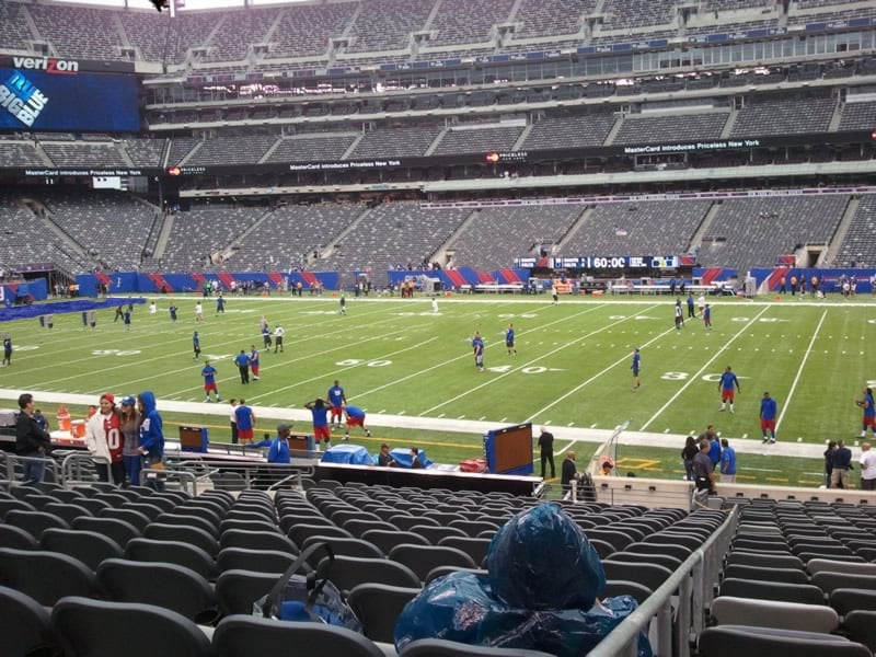 section 111c, row 24 seat view  for football - metlife stadium