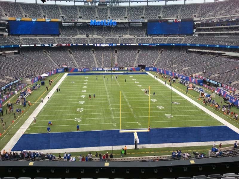section 202a seat view  for football - metlife stadium