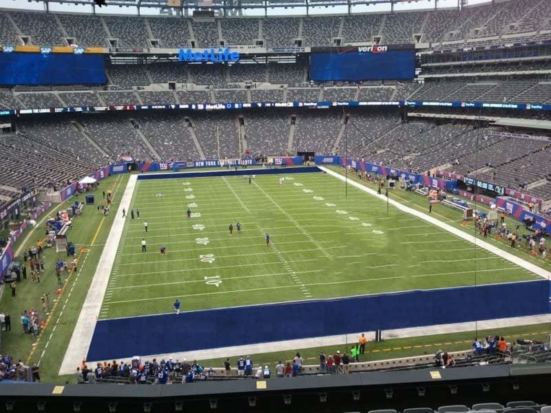 section 203a seat view  for football - metlife stadium