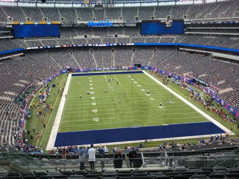 section 202b seat view  for football - metlife stadium