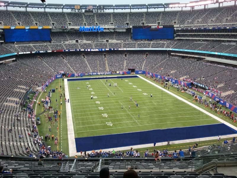 section 203b seat view  for football - metlife stadium