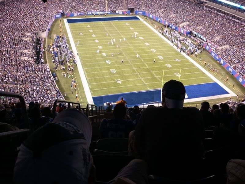 section 303 seat view for football - metlife stadium