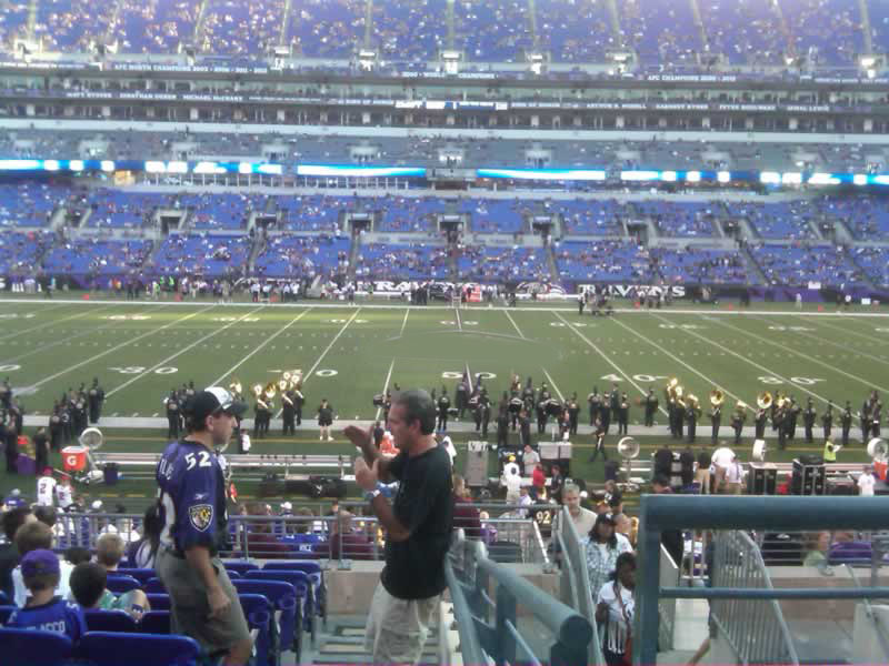 One of the Best Seats in the House M&T Bank Stadium Section 153 Review