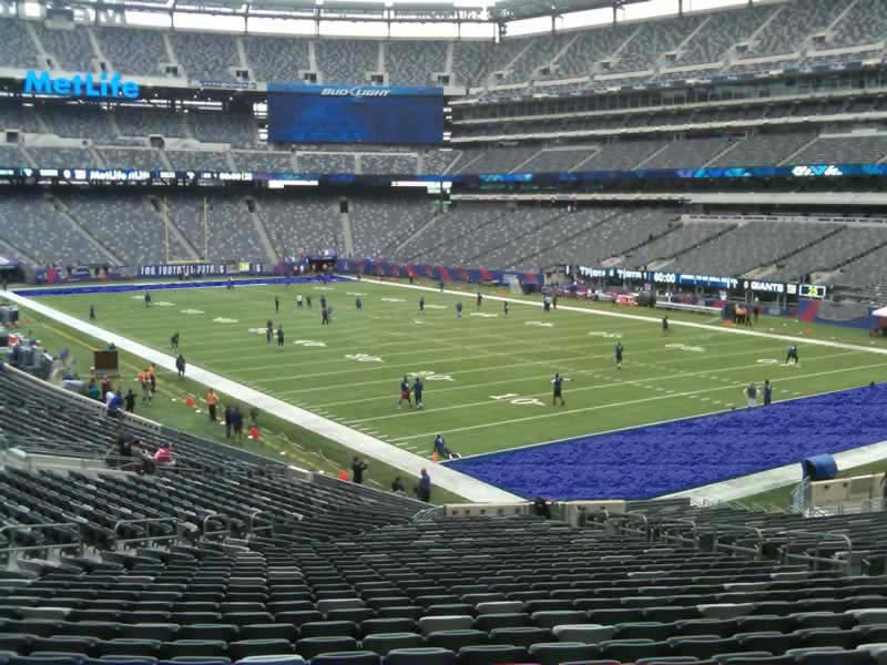 section 131 seat view  for football - metlife stadium