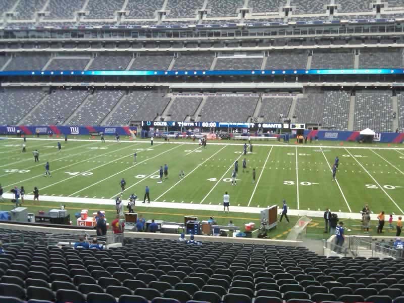 section 137 seat view  for football - metlife stadium