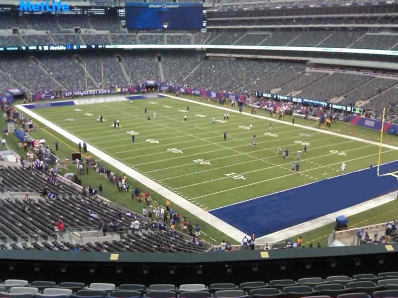 section 231 seat view  for football - metlife stadium