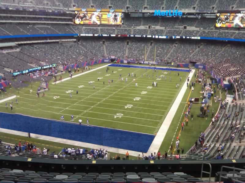 section 249a seat view  for football - metlife stadium