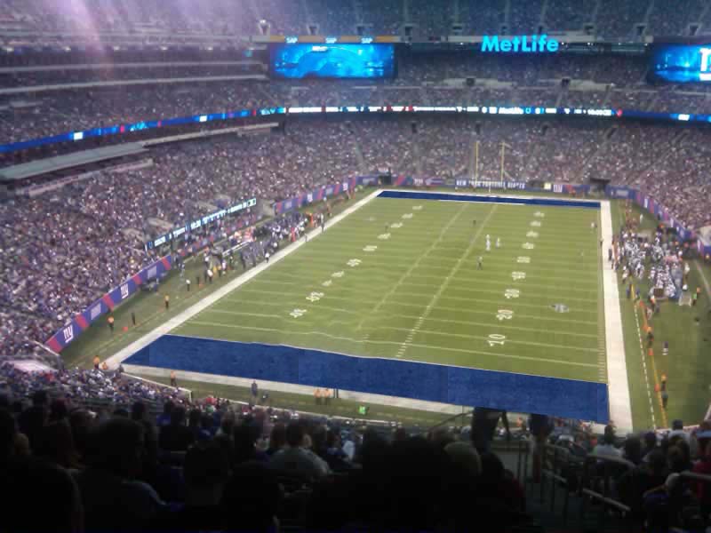 section 250b seat view  for football - metlife stadium