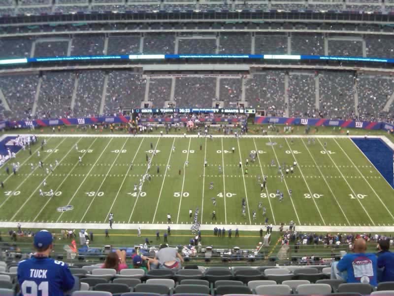 section 338 seat view  for football - metlife stadium