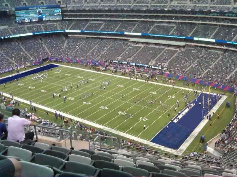 section 333 seat view  for football - metlife stadium