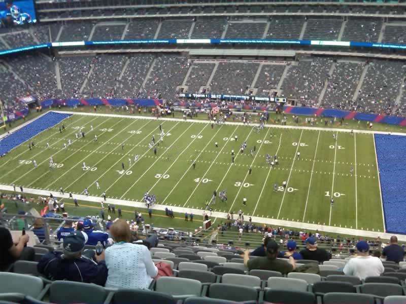 section 336 seat view  for football - metlife stadium