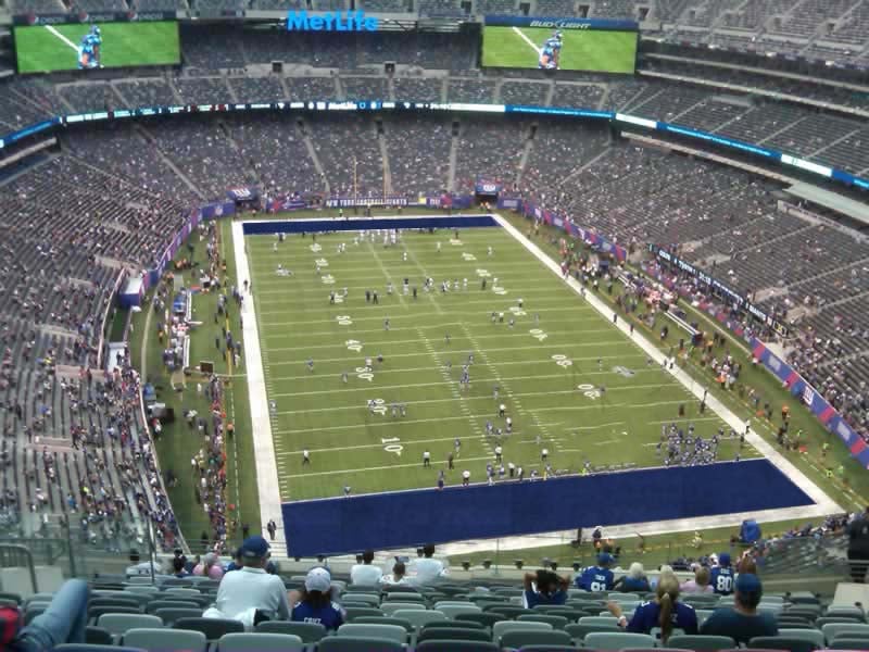 section 328 seat view  for football - metlife stadium