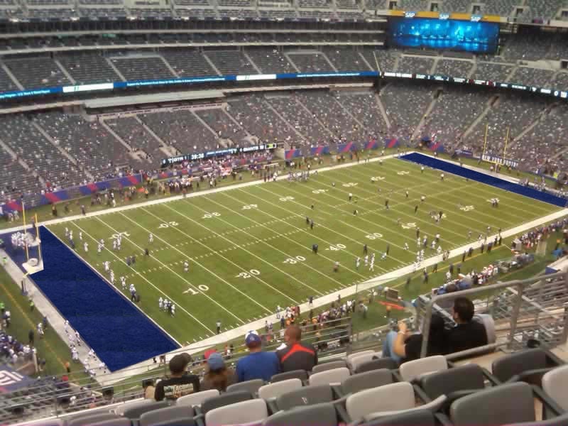 section 344 seat view  for football - metlife stadium
