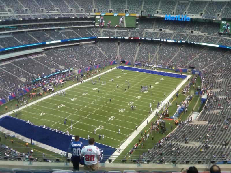 section 347 seat view  for football - metlife stadium
