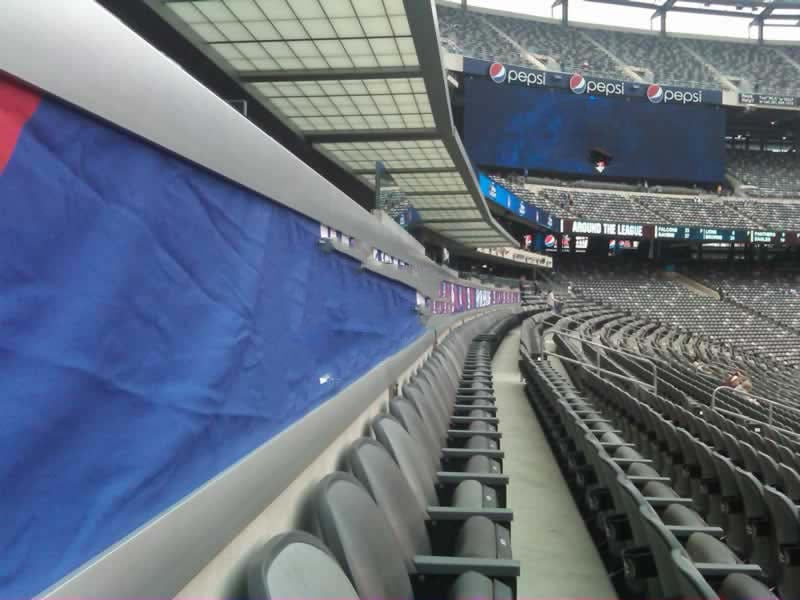 100 Level Seating Angle at Metlife Stadium