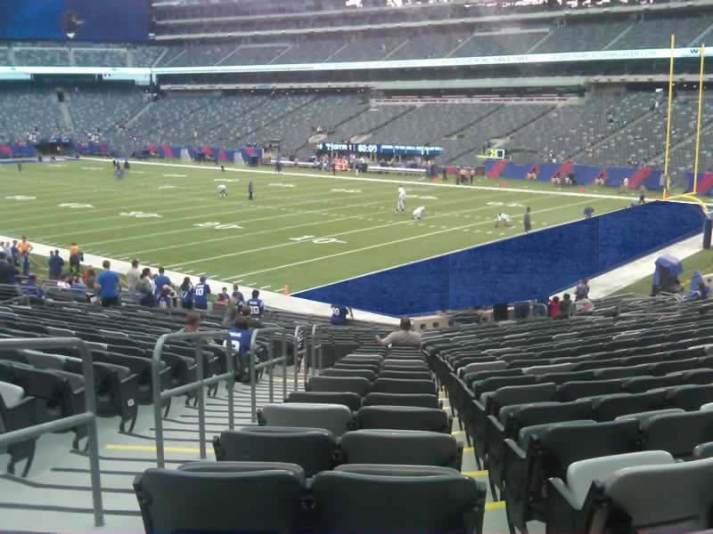 section 131, row 24 seat view  for football - metlife stadium