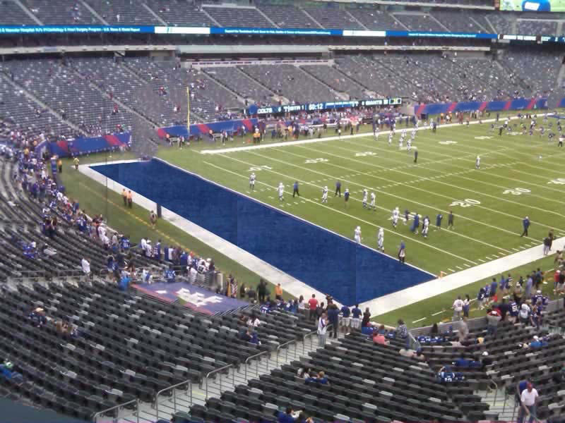 section 246, row 1 seat view  for football - metlife stadium