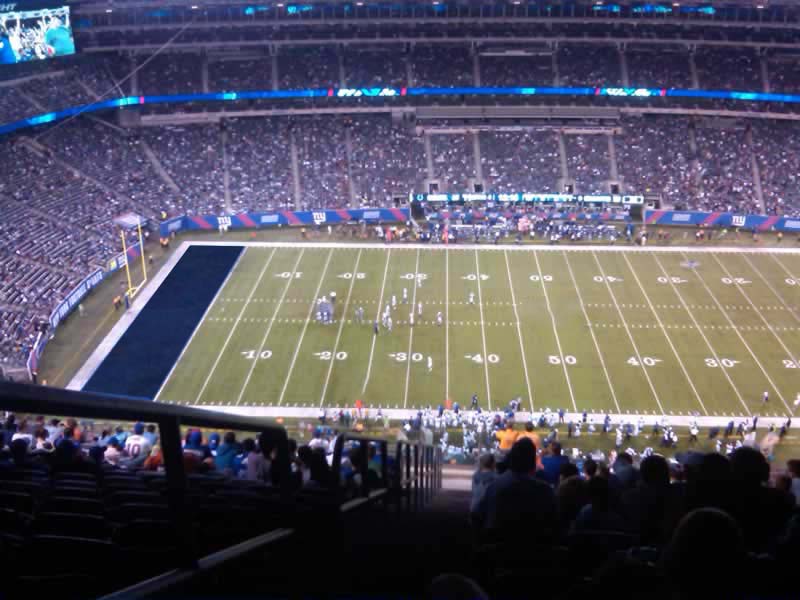 section 339, row 26 seat view  for football - metlife stadium