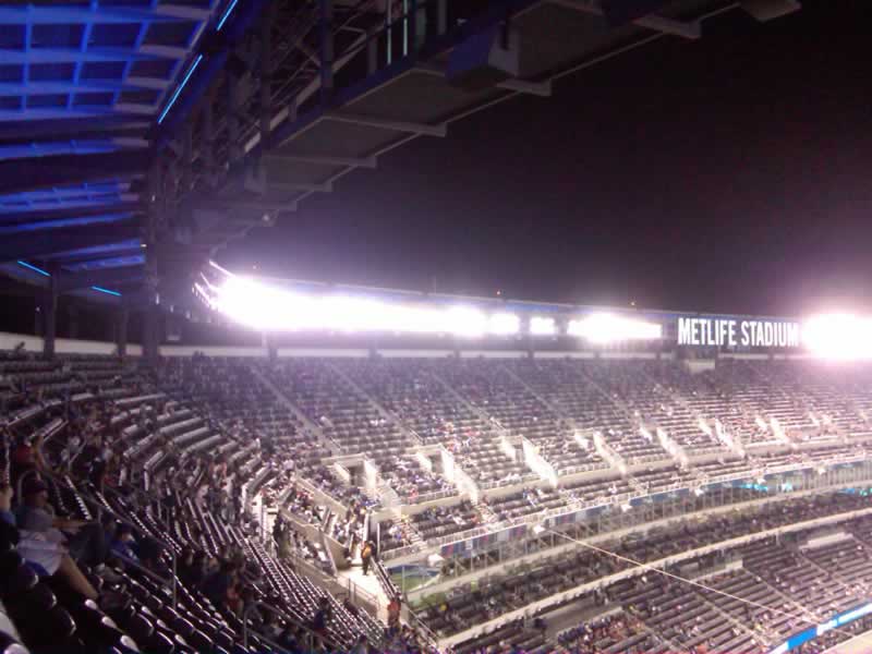 300 Level Seating Angle at Metlife Stadium