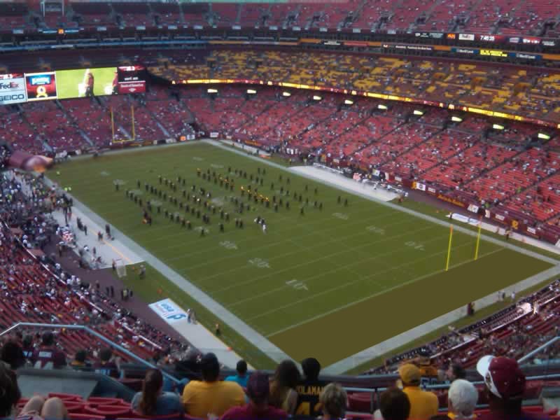 section 446, row 11 seat view  for football - northwest stadium