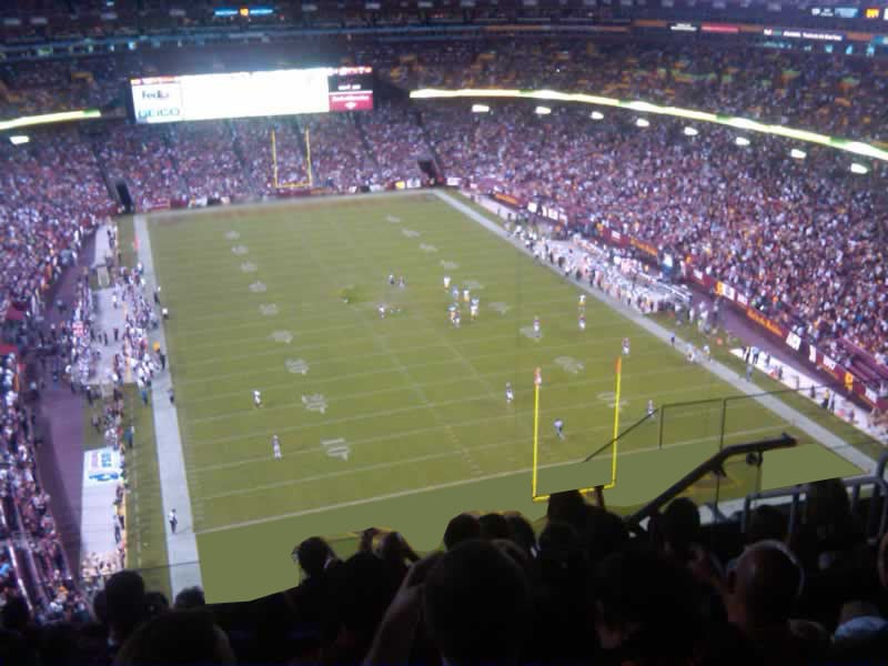 section 443, row 7 seat view  for football - northwest stadium
